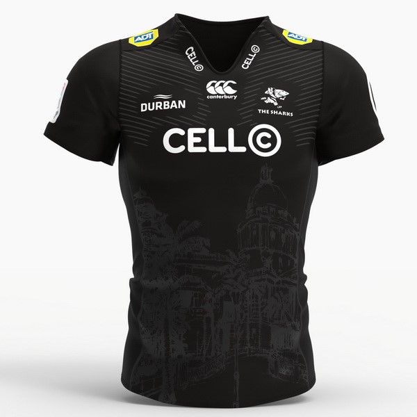 Camiseta Sharks Primera equipación 2018 Negro